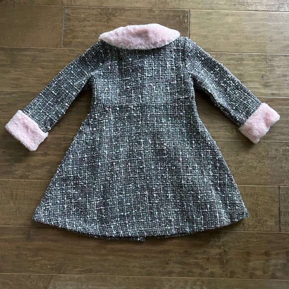 BLUEBERI BOULEVARD tweedy swing coat (sz 4) - Picture 6 of 8